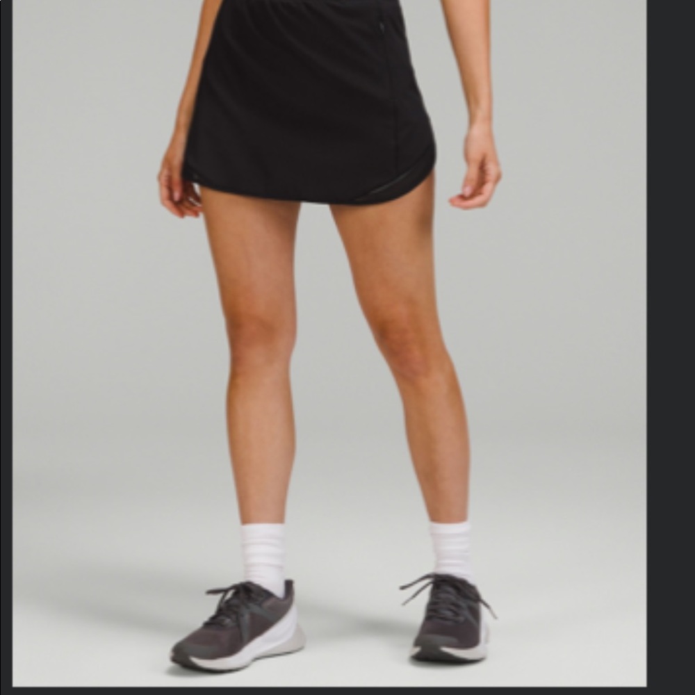 LULULEMON Hotty hot high rise skirt BLACK